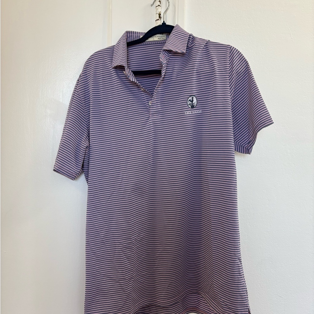Striped Purple Polo Shirt